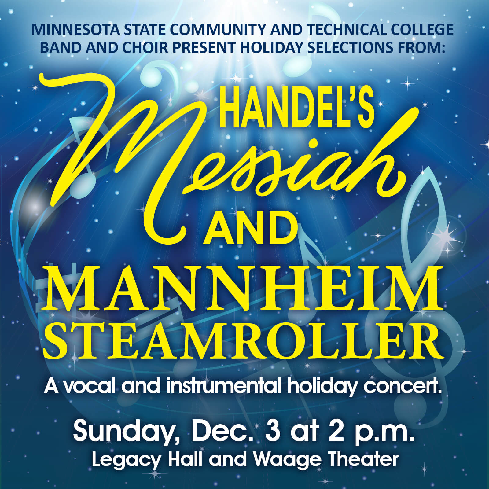 Celebrate the season with M State holiday concert M State